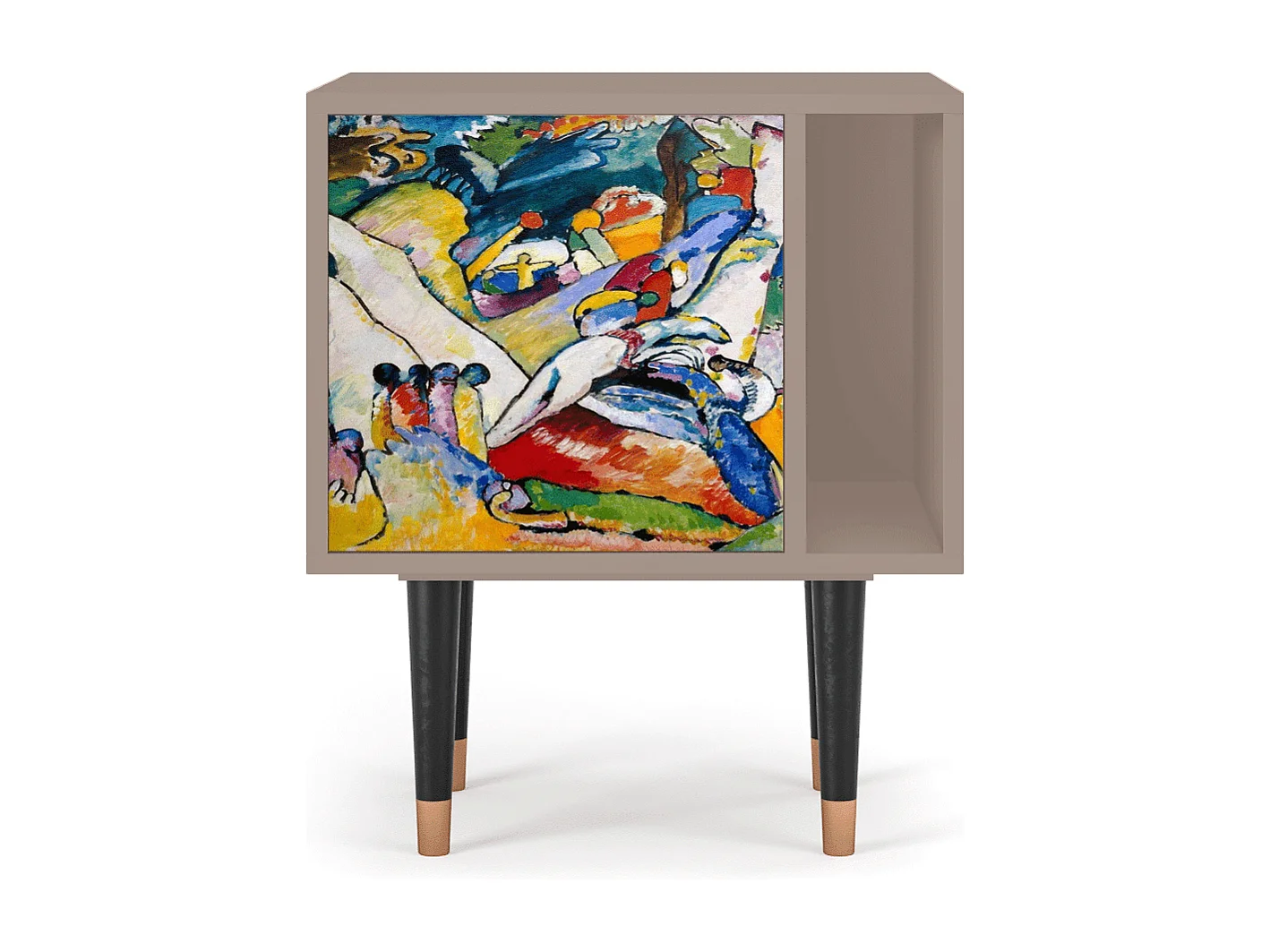 Table de nuit - 57х69х48 cm - S2 - Improvisation 26  , Latte