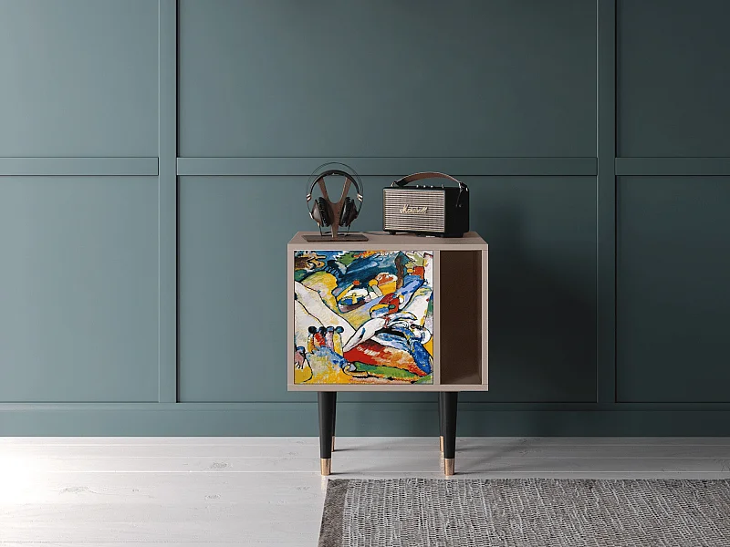 Table de nuit - 57х69х48 cm - S2 - Improvisation 26  , Latte