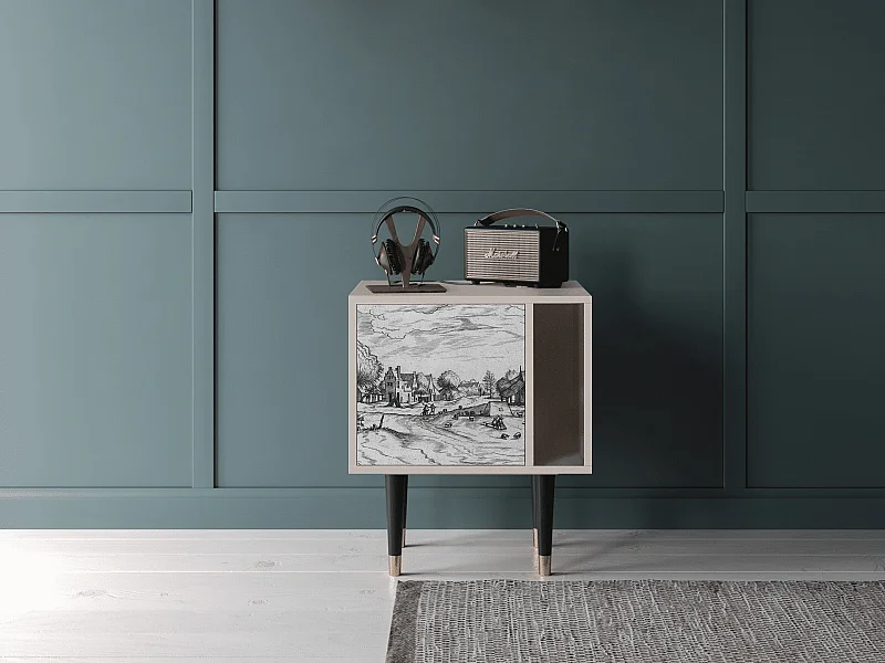 Table de nuit - 57х69х48 cm - S2 - Country Village, Sable