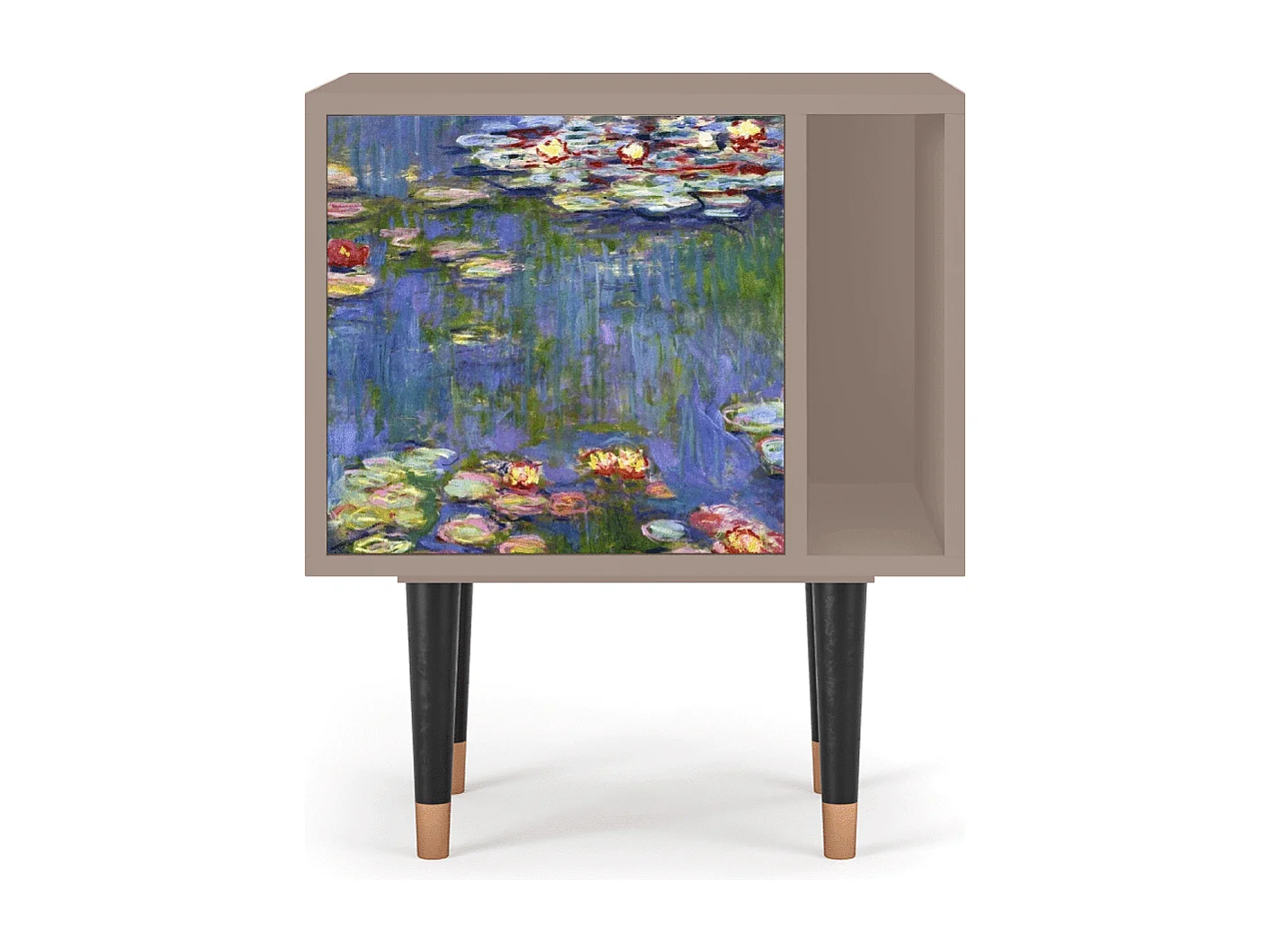 Nachttisch - 57х69х48 cm - S2 - The water lily pond  , Latte