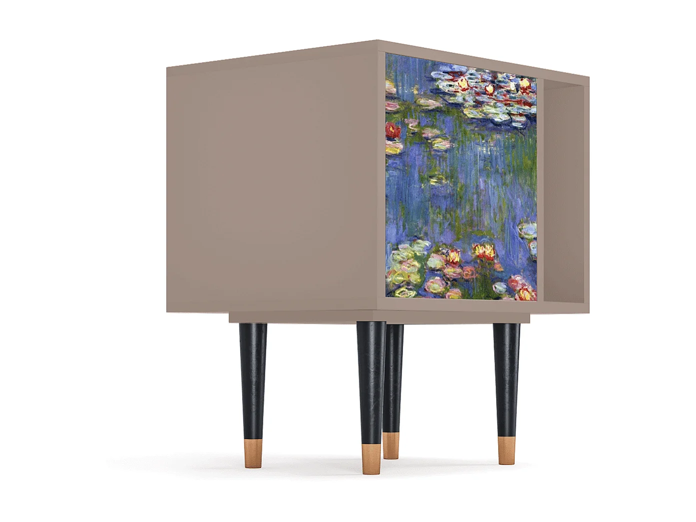 Nachttisch - 57х69х48 cm - S2 - The water lily pond  , Latte