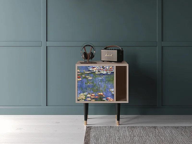 Nachttisch - 57х69х48 cm - S2 - The water lily pond  , Latte