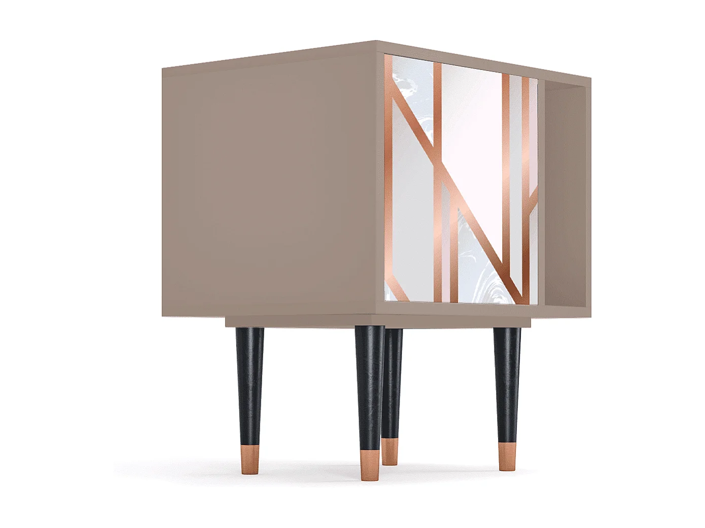 Nachttisch - 57х69х48 cm - S2 - Champagne Story, Latte