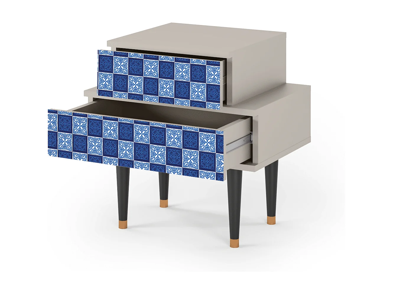 Table de nuit - 58х58х41 cm - NS1 - Light Path, Sable