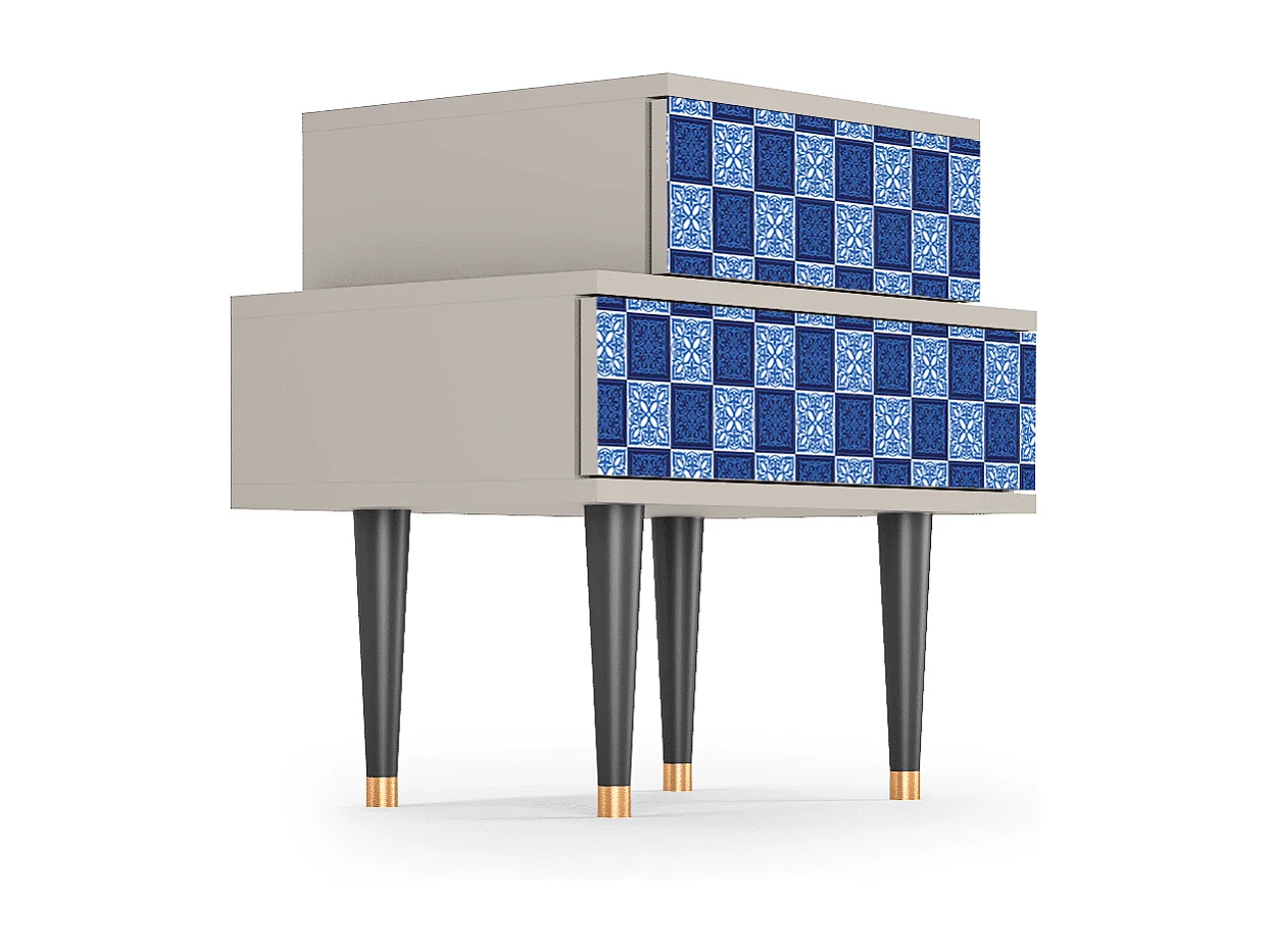 Table de nuit - 58х58х41 cm - NS1 - Light Path, Sable