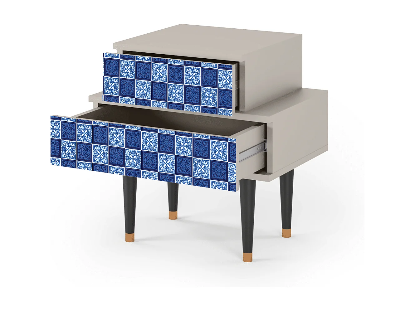 Table de nuit - 58х58х41 cm - NS1 - Light Path, Sable