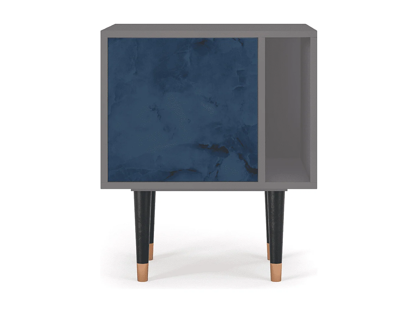 Table de nuit - 57х69х48 cm - S2 - Endless Galaxi, Gris