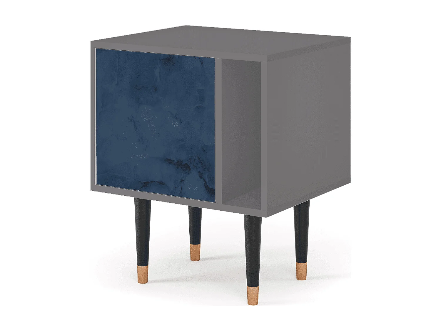 Table de nuit - 57х69х48 cm - S2 - Endless Galaxi, Gris