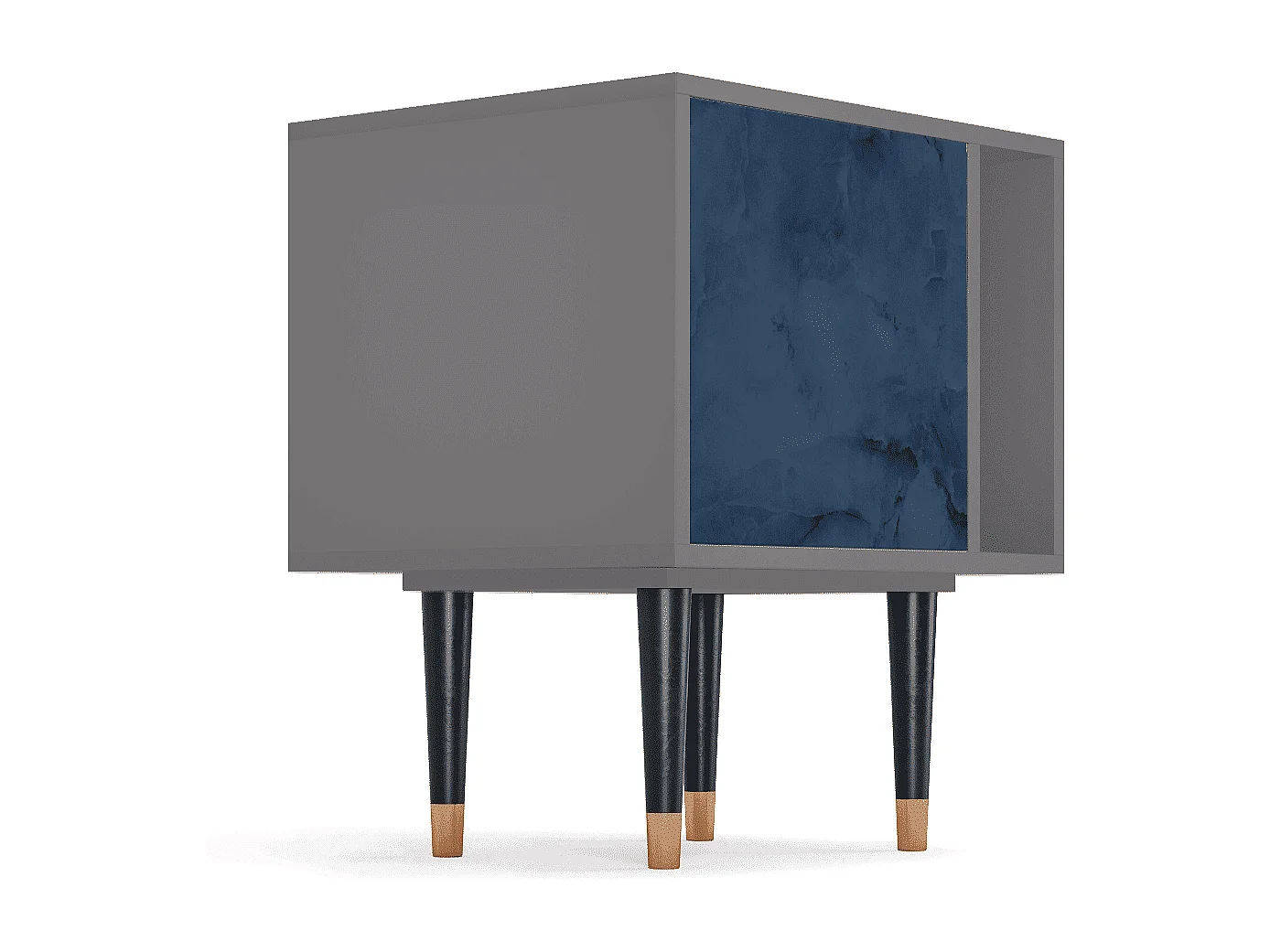 Table de nuit - 57х69х48 cm - S2 - Endless Galaxi, Gris