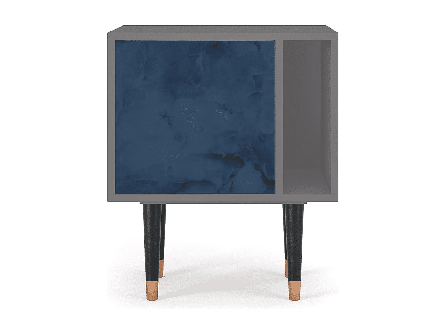 Table de nuit - 57х69х48 cm - S2 - Endless Galaxi, Gris