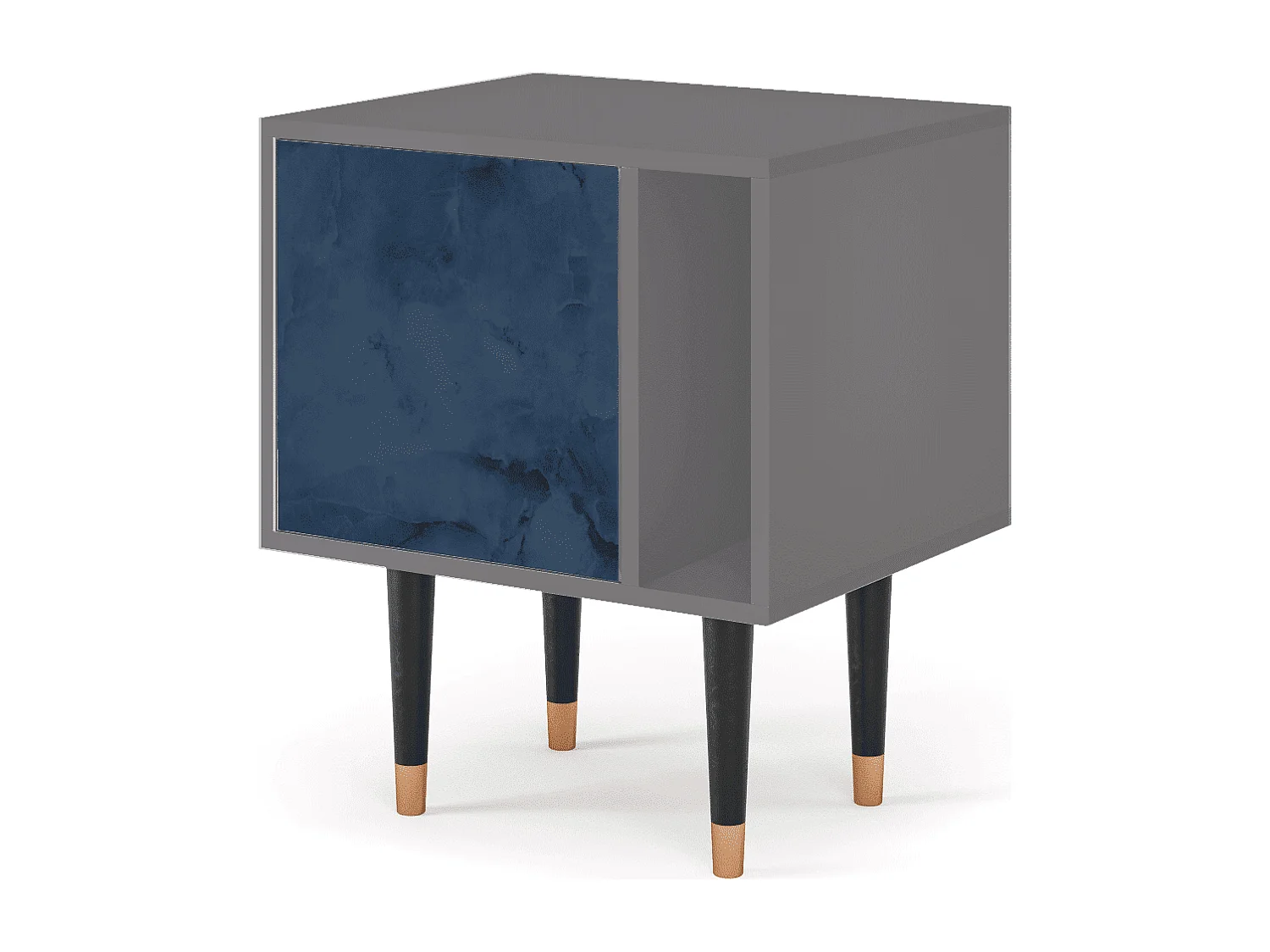 Table de nuit - 57х69х48 cm - S2 - Endless Galaxi, Gris