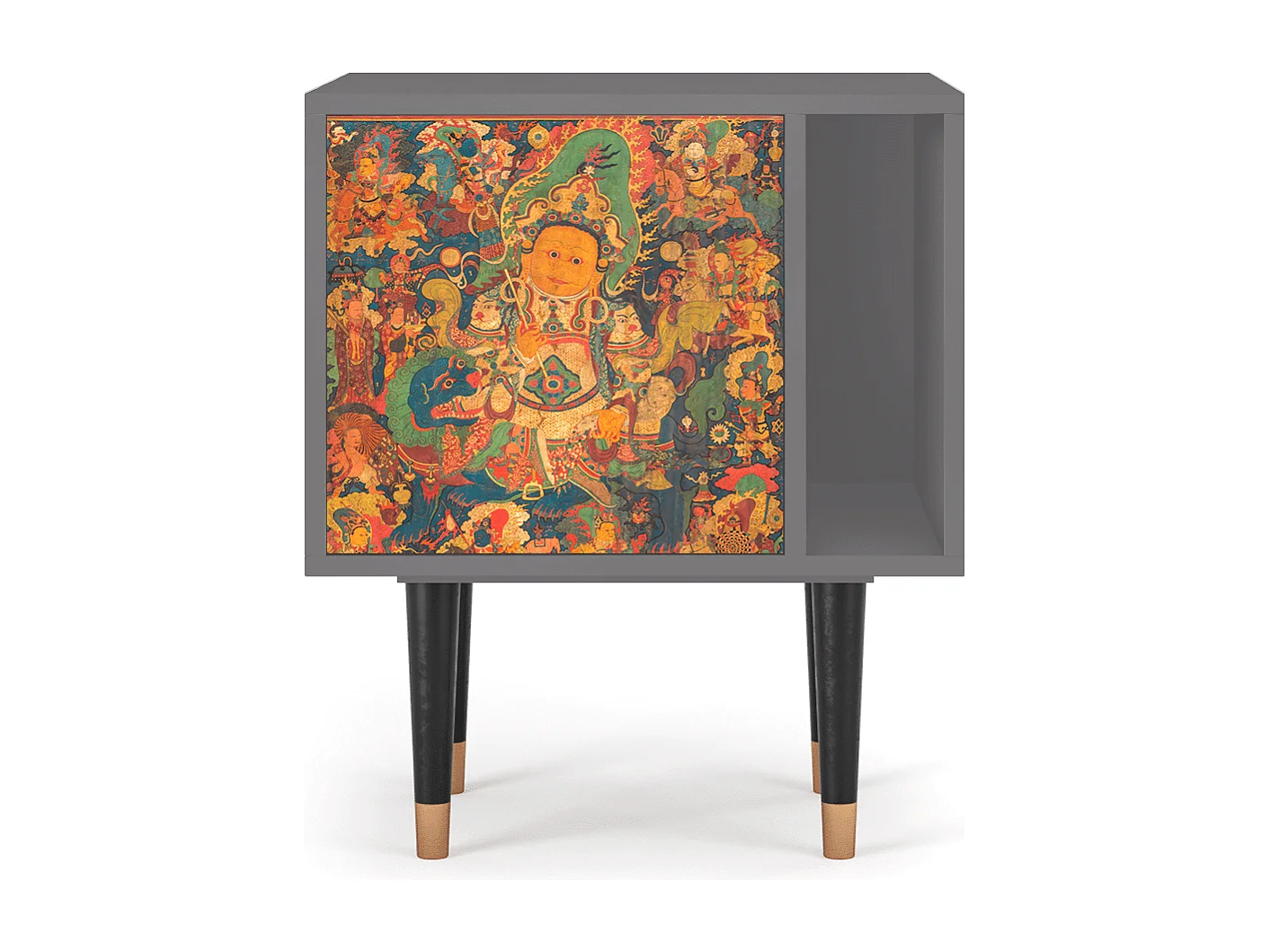 Nachttisch - 57х69х48 cm - S2 - God by Vaisravana , Grau