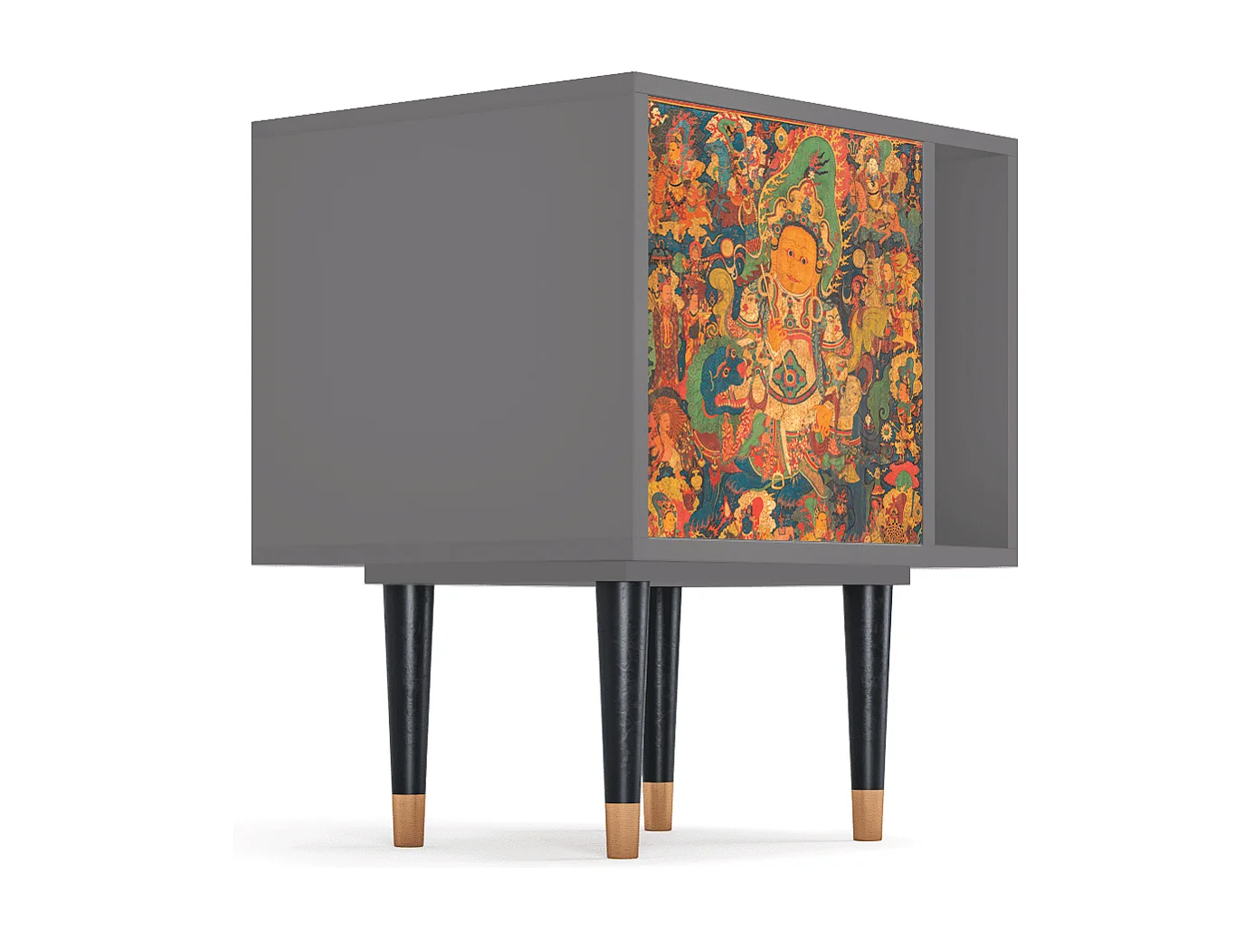 Nachttisch - 57х69х48 cm - S2 - God by Vaisravana , Grau