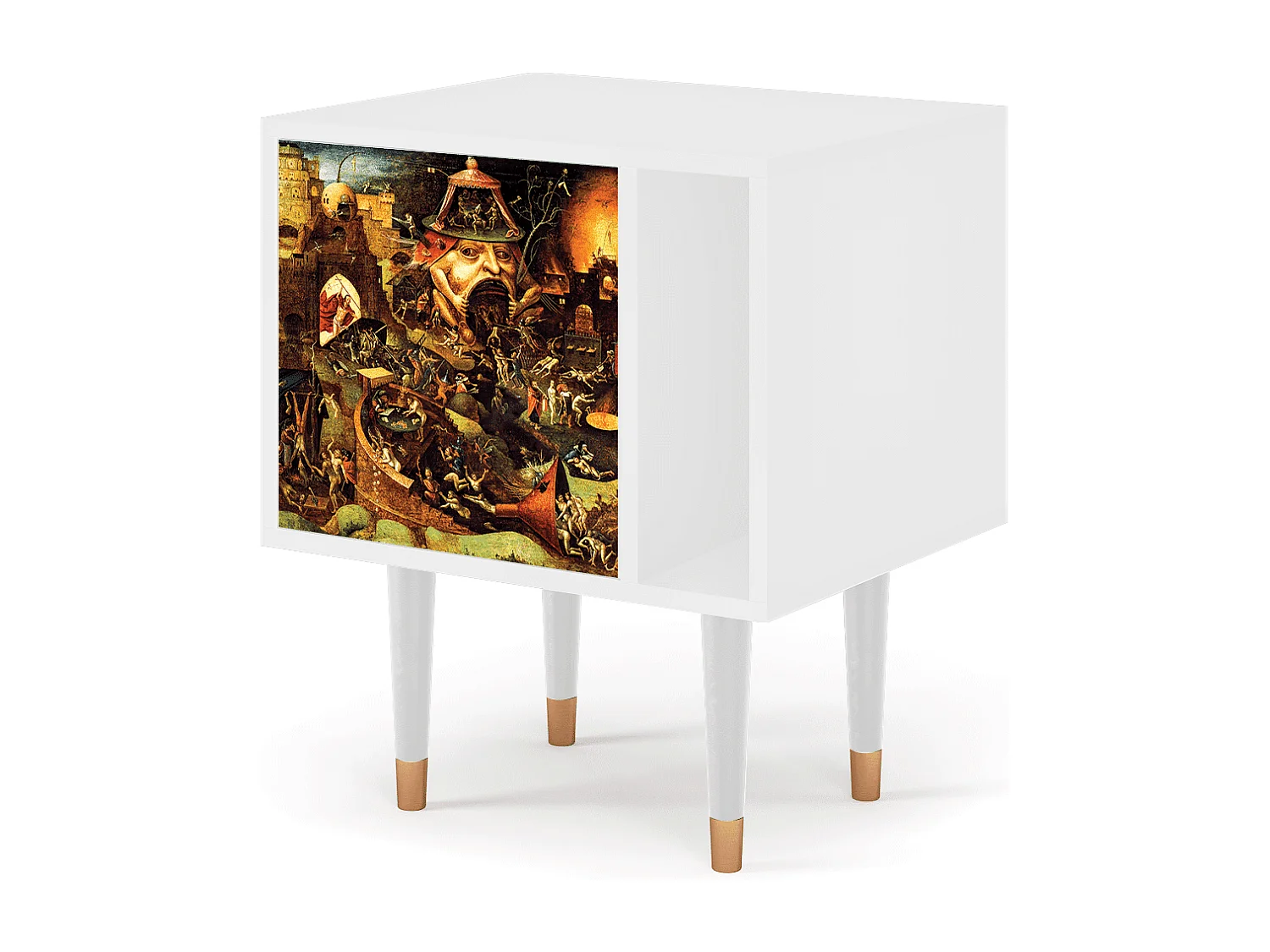 Nachtkastje - 57х69х48 cm - S2 - Christ in Limbo, Wit