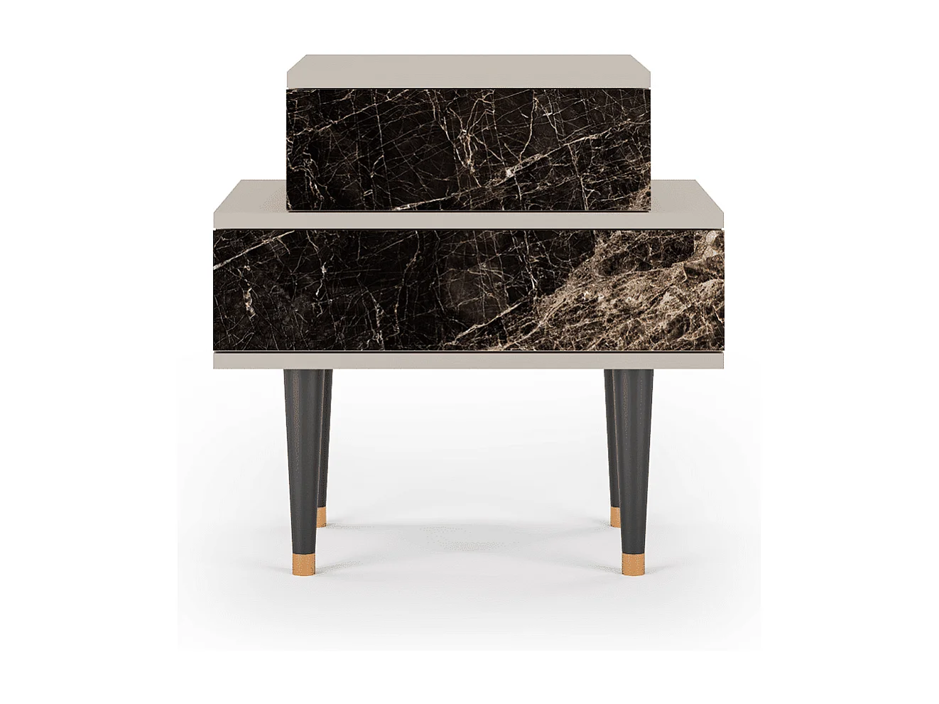 Table de nuit - 58х58х41 cm - NS1 - Night Abyss, Sable