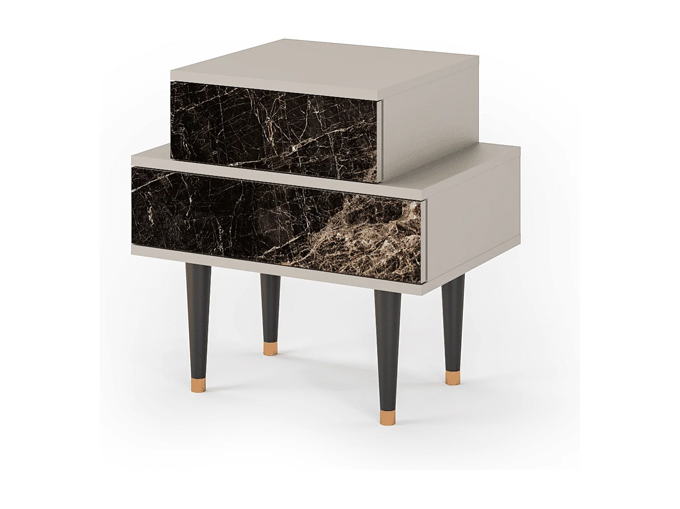 Table de nuit - 58х58х41 cm - NS1 - Night Abyss, Sable