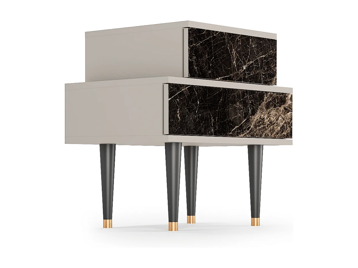 Table de nuit - 58х58х41 cm - NS1 - Night Abyss, Sable