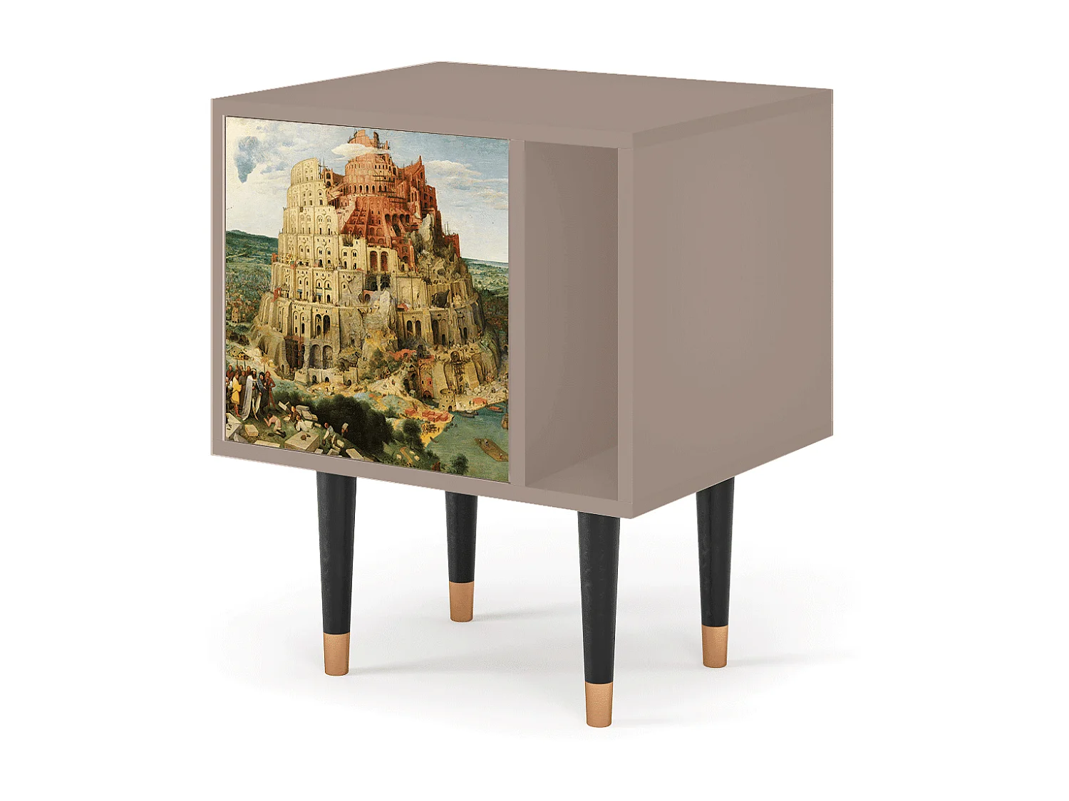Table de nuit - 57х69х48 cm - S2 - Elder The Tower, Latte