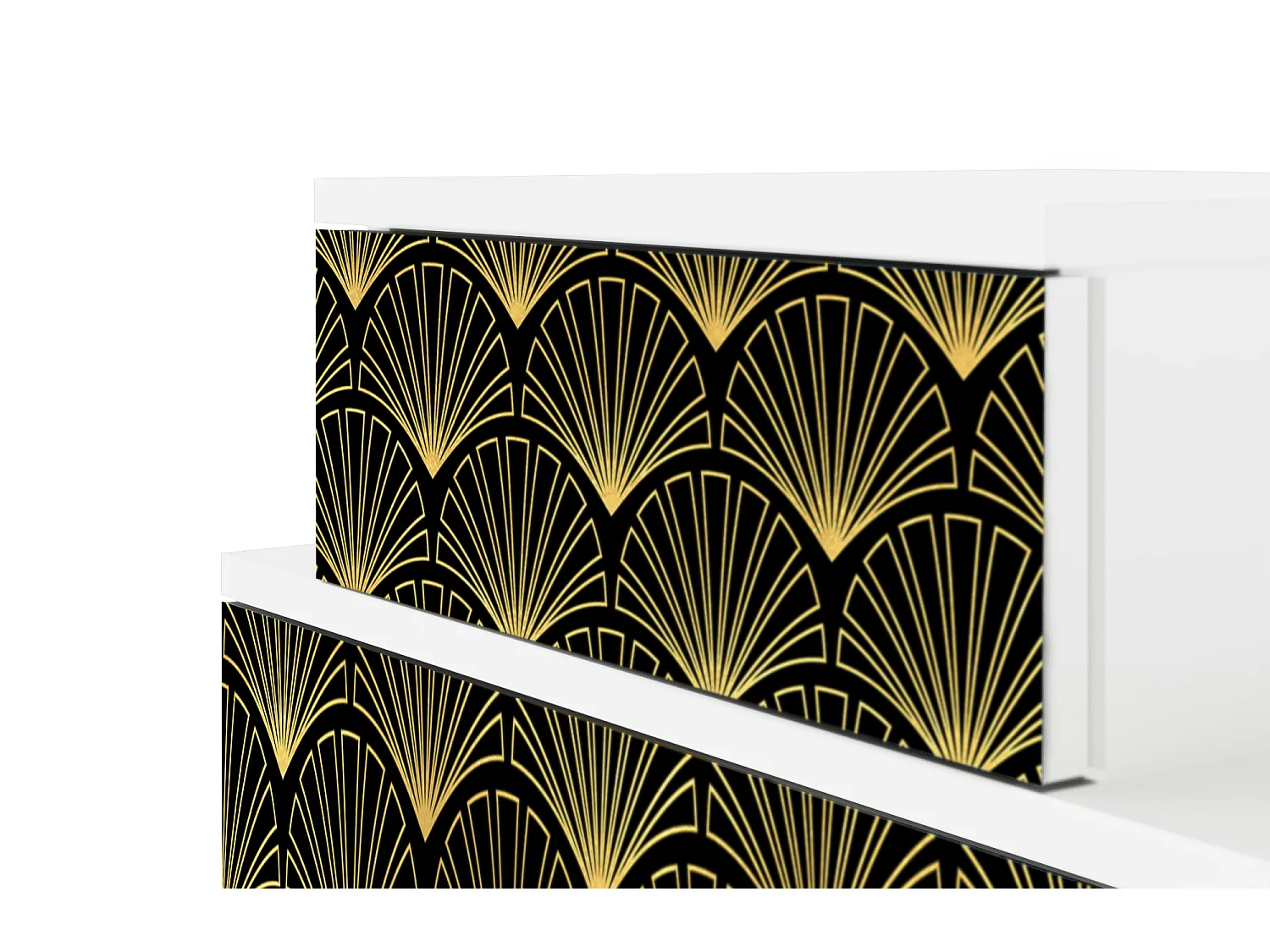 Nachtkastje - 58х58х41 cm - NS1 - Bird of Juno, Wit