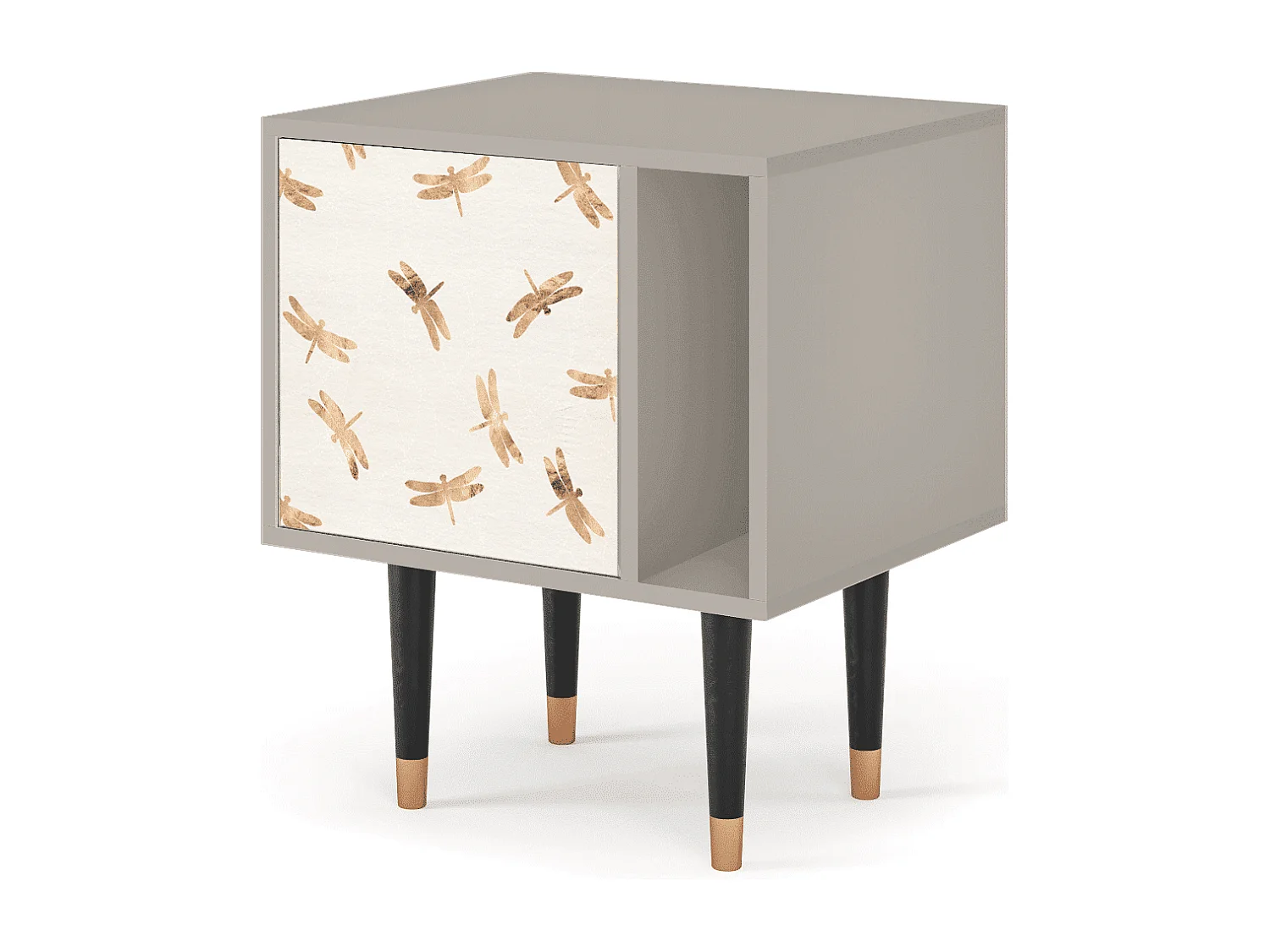 Mesita de noche - 57х69х48 cm - S2 - Nude Dragonflies, Arena