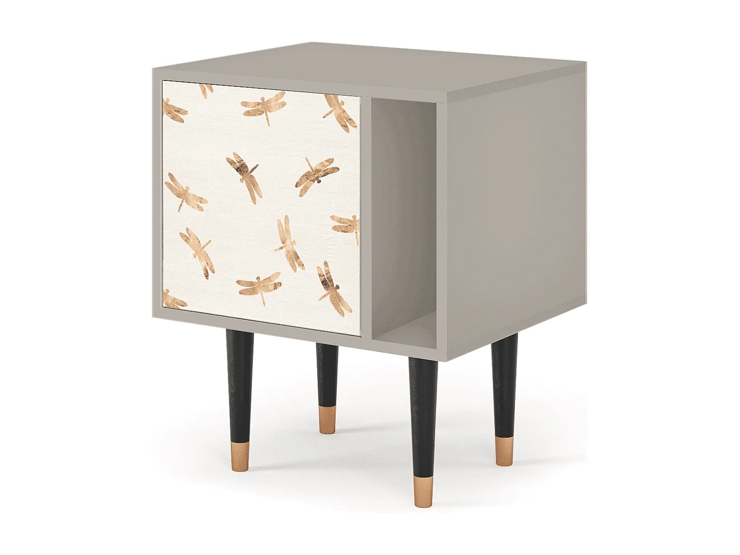 Comodino - 57х69х48 cm - S2 - Nude Dragonflies, Sabbia