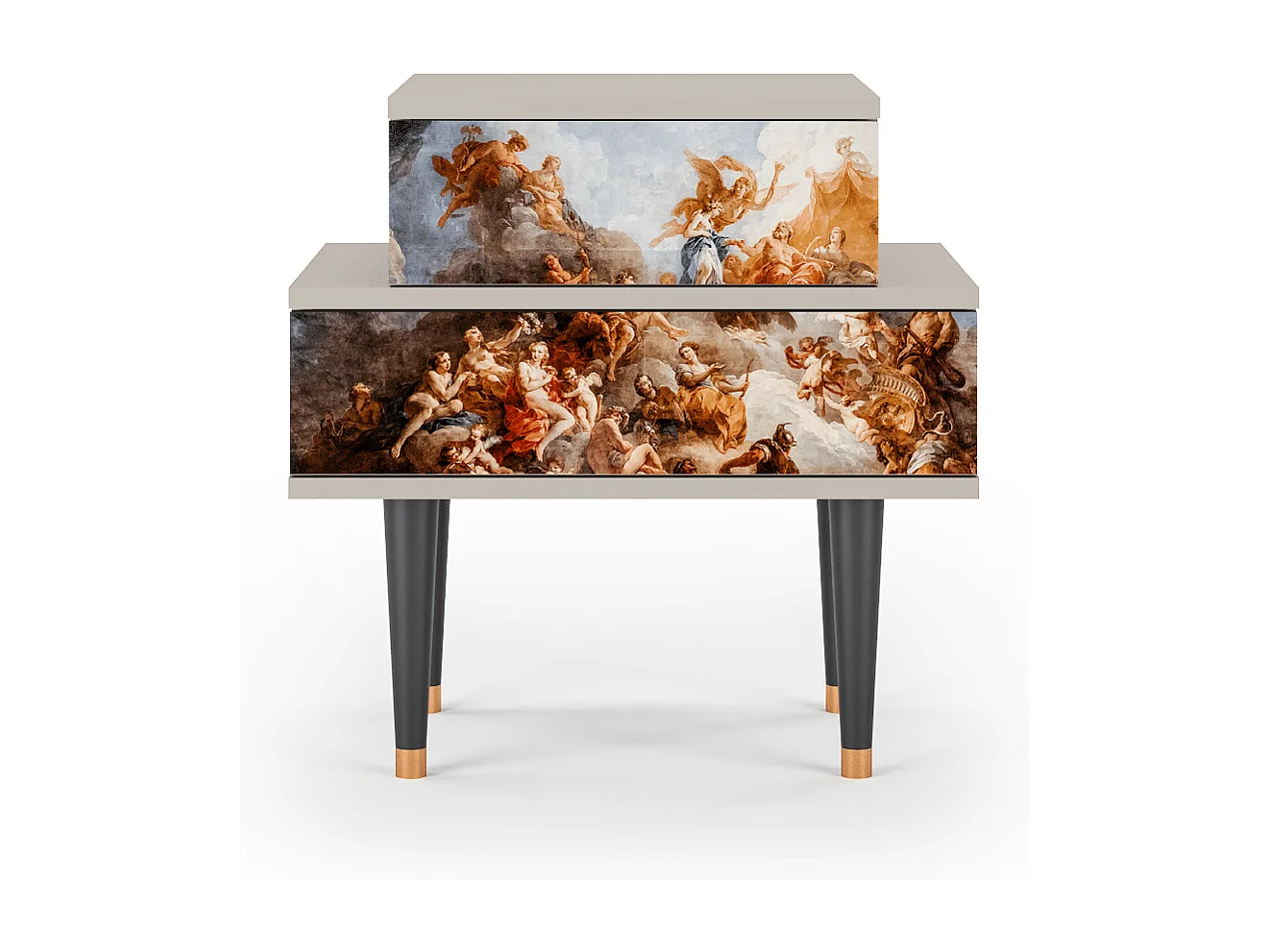 Criado-mudo - 58х58х41 cm - NS1 - Versailles, Areia