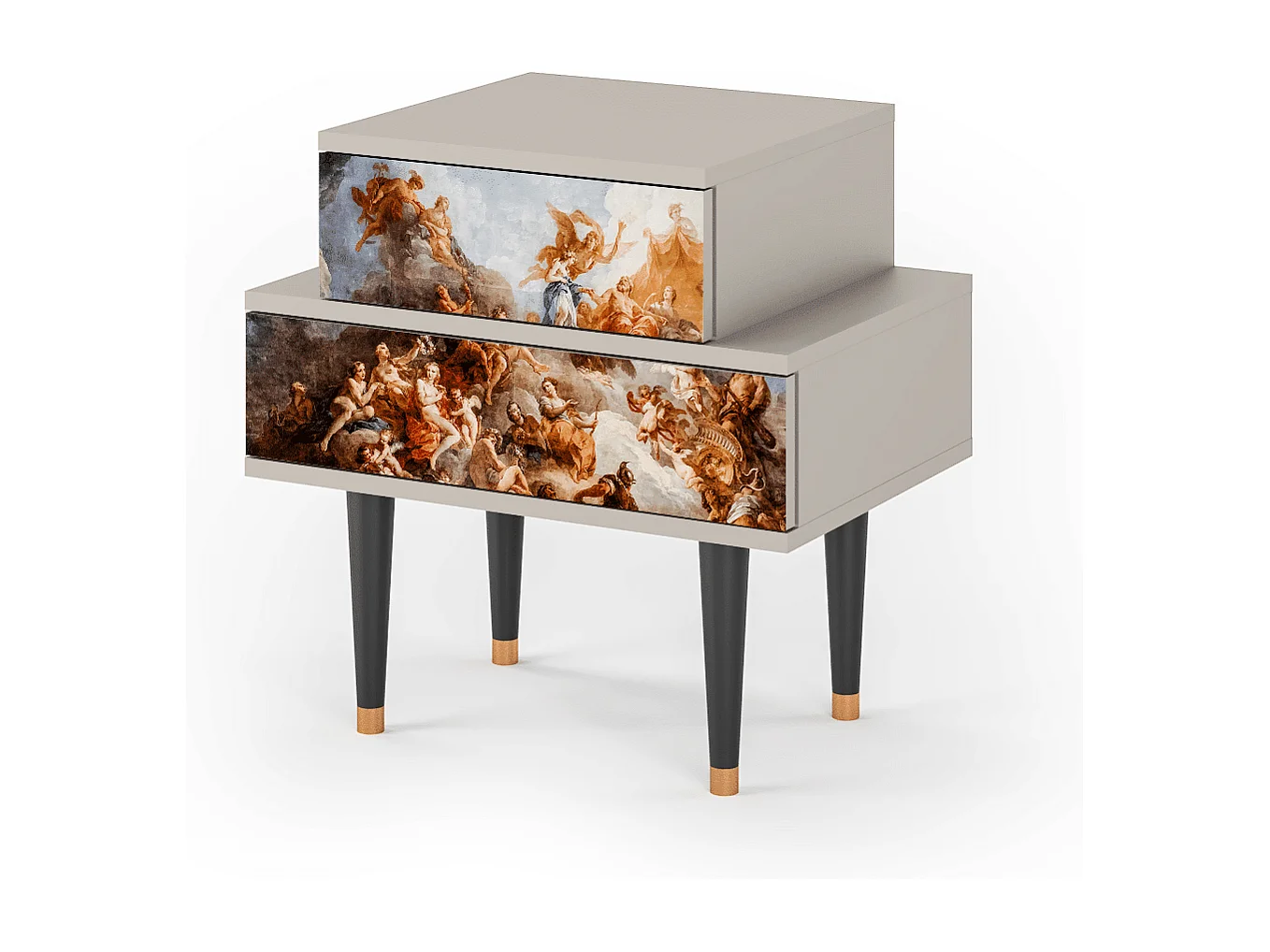 Nachtkastje - 58х58х41 cm - NS1 - Versailles, Zand