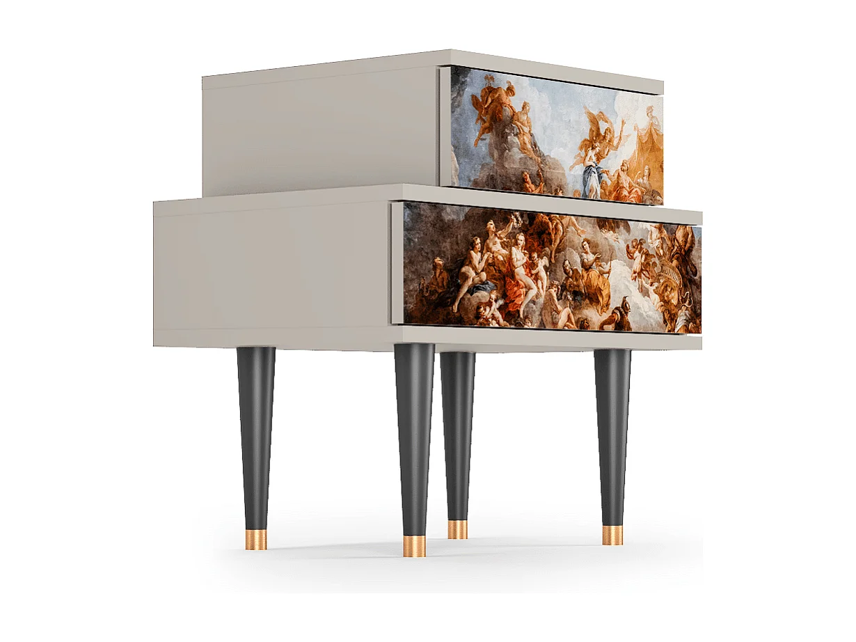 Nachtkastje - 58х58х41 cm - NS1 - Versailles, Zand