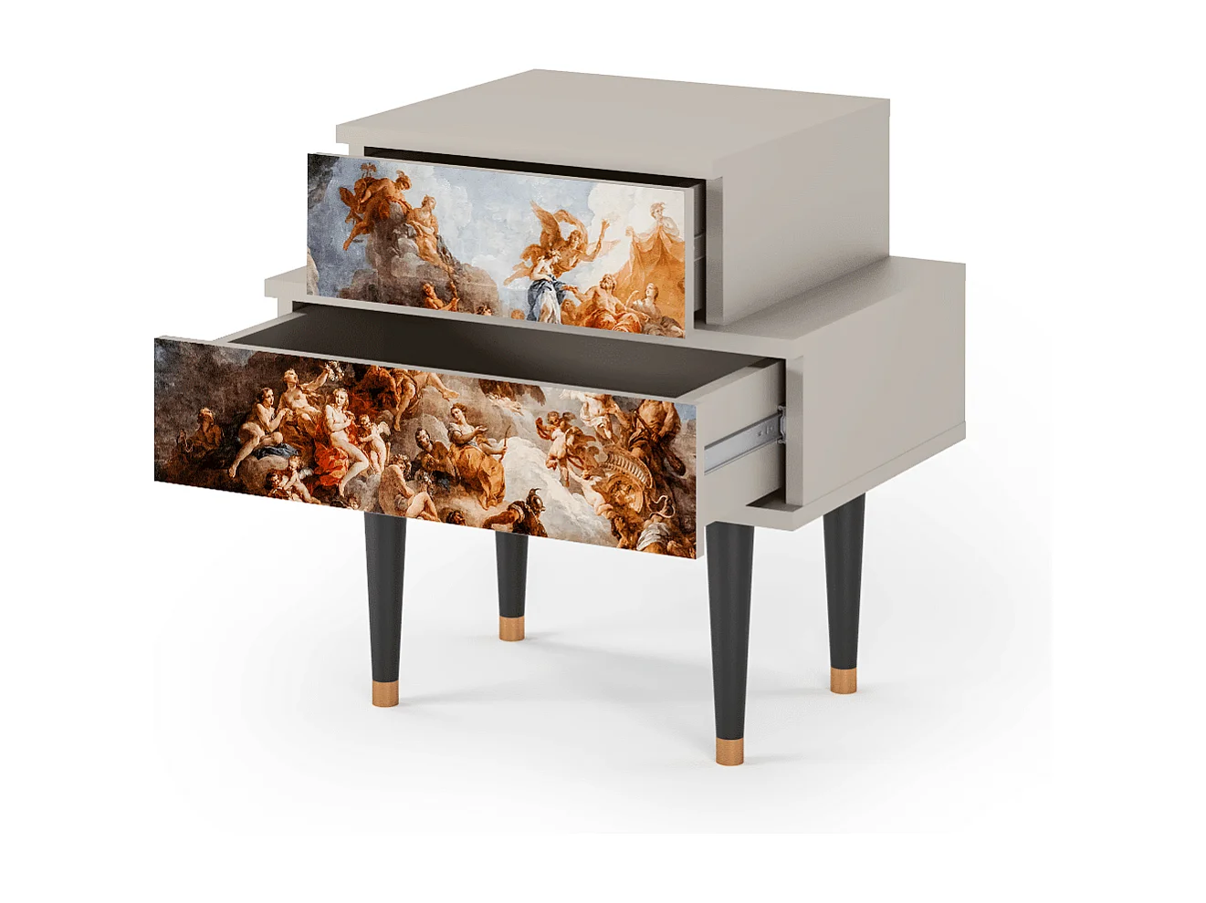 Nachtkastje - 58х58х41 cm - NS1 - Versailles, Zand