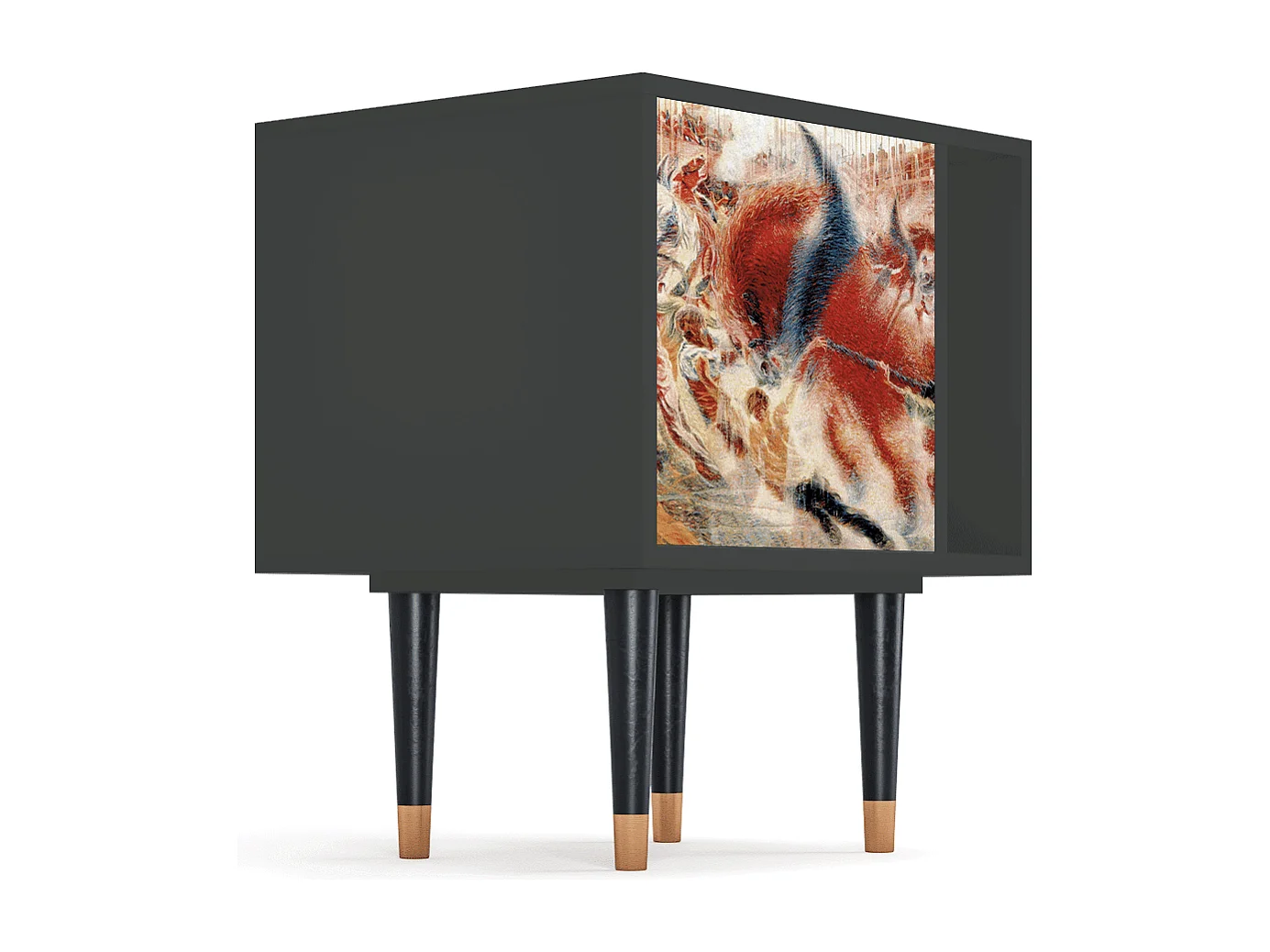 Table de nuit - 57х69х48 cm - S2 - The City Rises, Anthracite