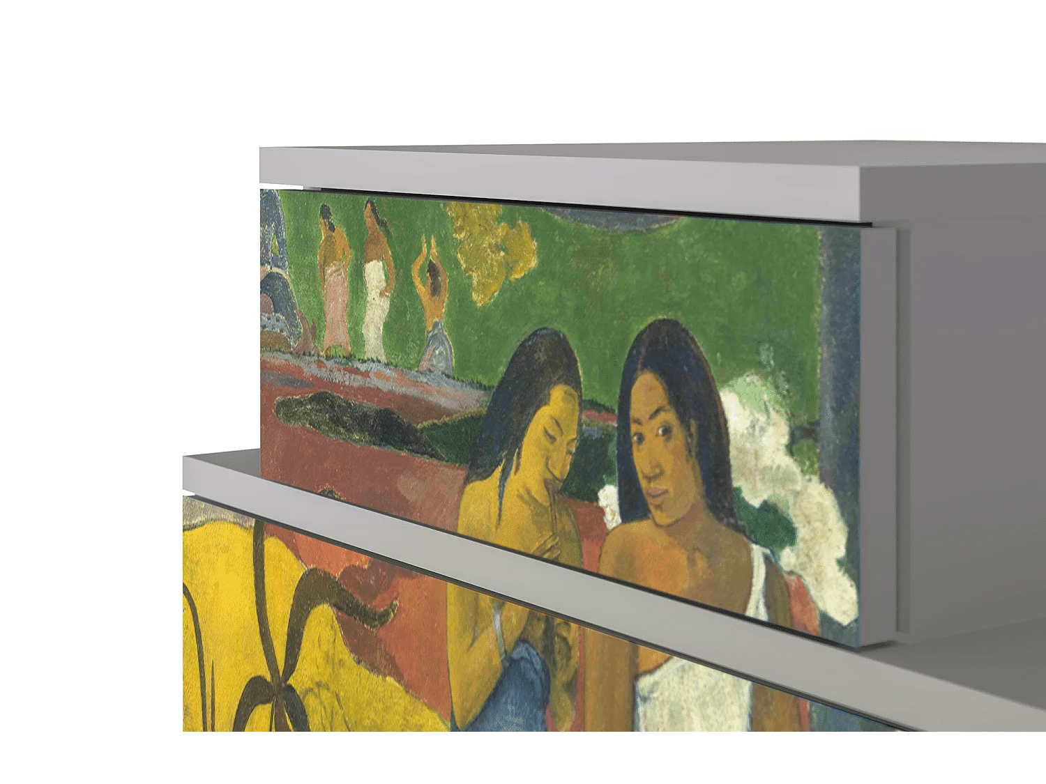 Stolik nocny - 58х58х41 cm - NS1 - Arearea , Szary