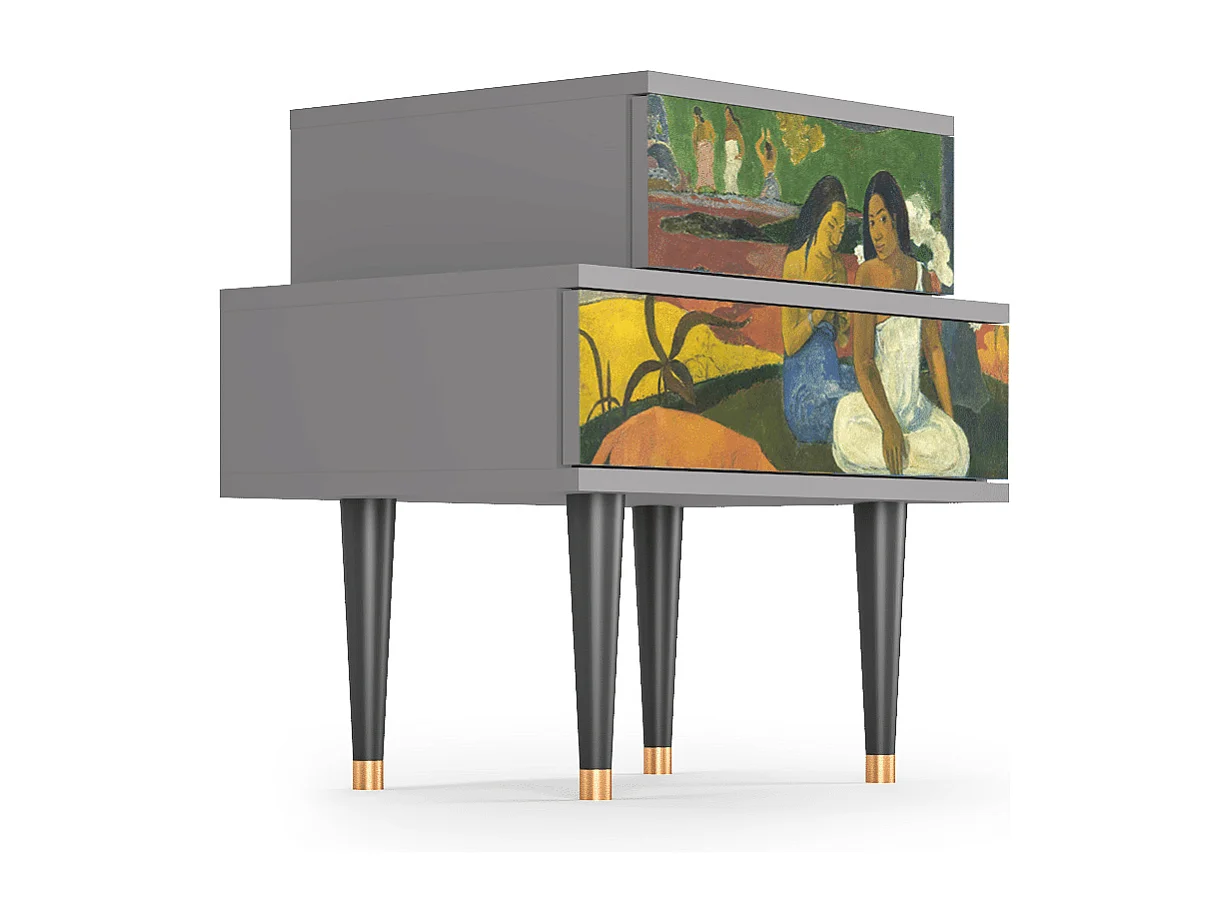 Table de nuit - 58х58х41 cm - NS1 - Arearea , Gris