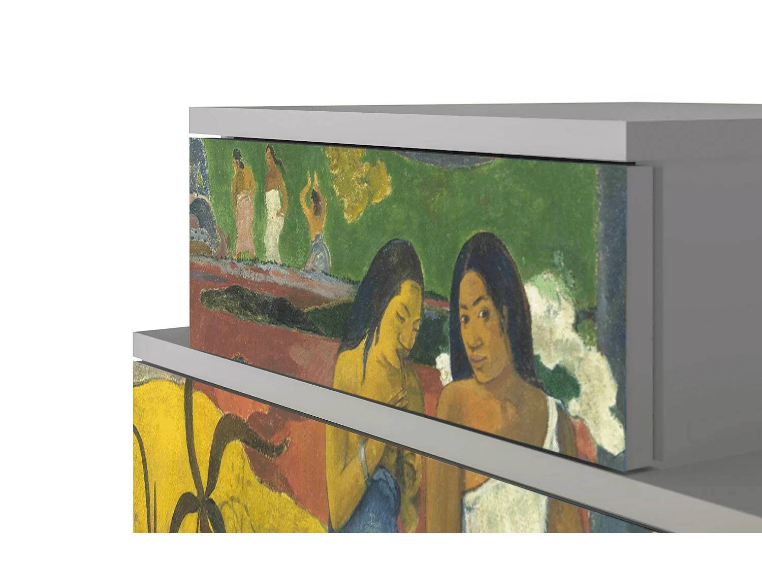 Stolik nocny - 58х58х41 cm - NS1 - Arearea , Szary