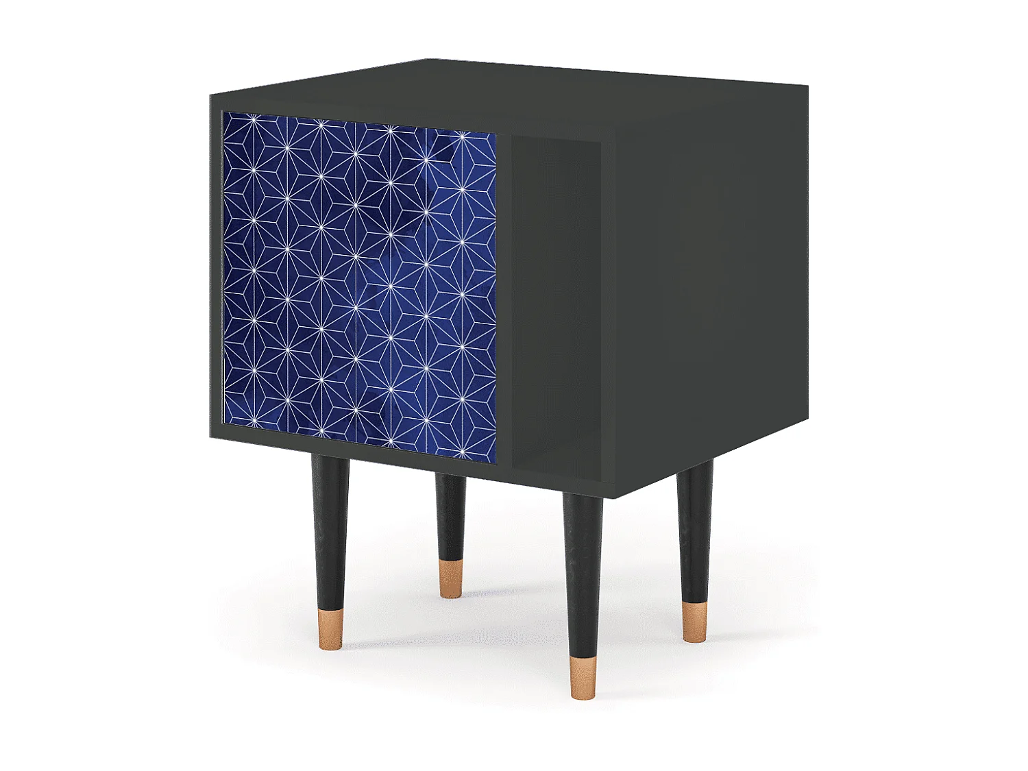 Table de nuit - 57х69х48 cm - S2 - Milky Way, Anthracite