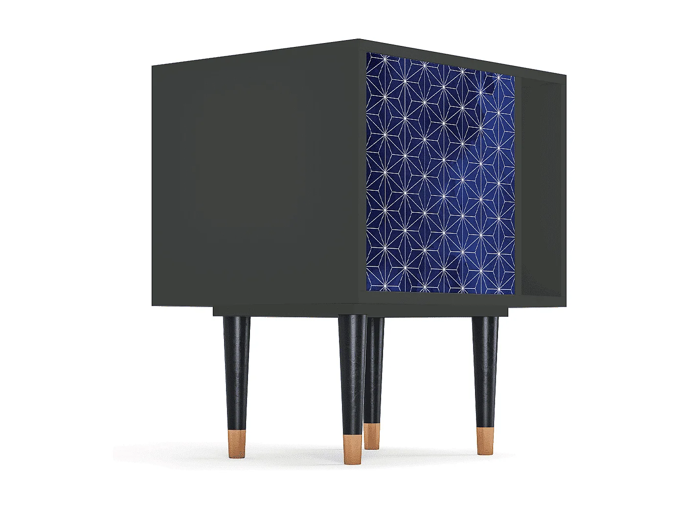 Table de nuit - 57х69х48 cm - S2 - Milky Way, Anthracite