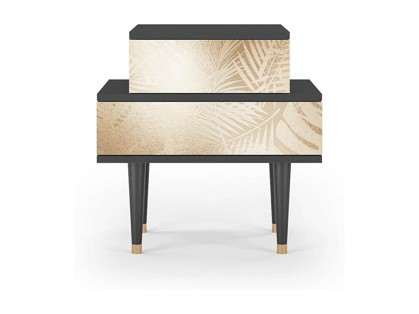 Table de nuit - 58х58х41 cm - NS1 - Plant of the Dessert, Anthracite