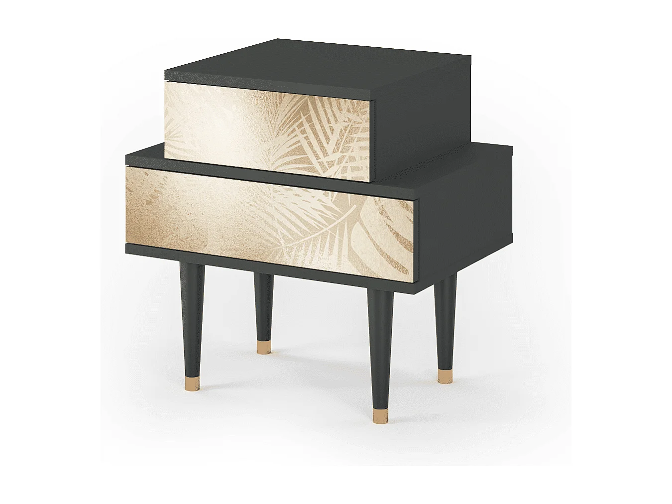 Table de nuit - 58х58х41 cm - NS1 - Plant of the Dessert, Anthracite