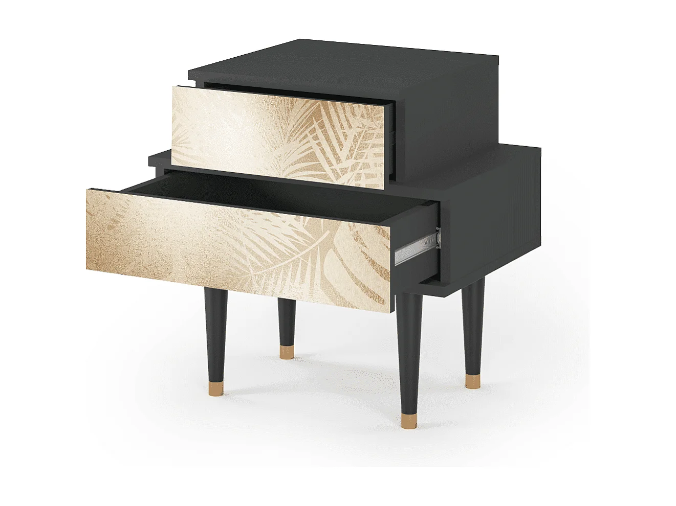 Table de nuit - 58х58х41 cm - NS1 - Plant of the Dessert, Anthracite