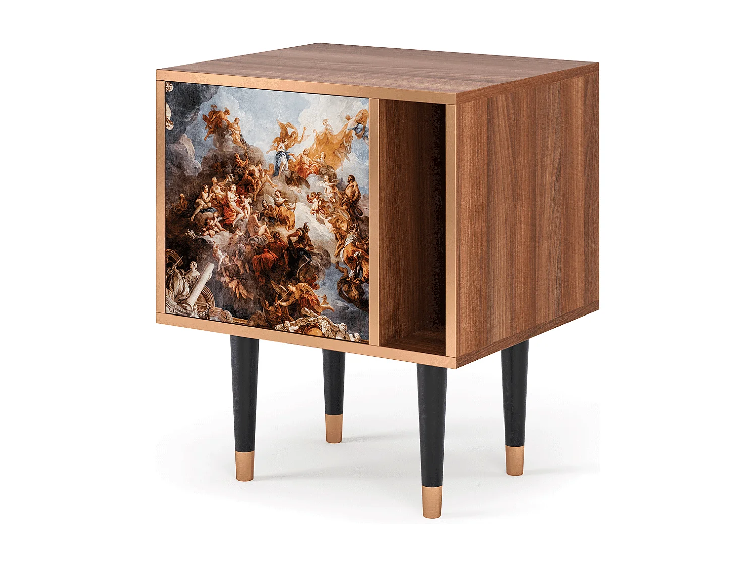 Stolik nocny - 57х69х48 cm - S2 - Versailles, Orzech