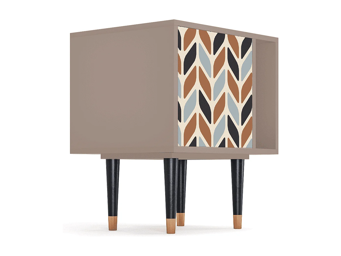 Table de nuit - 57х69х48 cm - S2 - Beige Laure, Latte