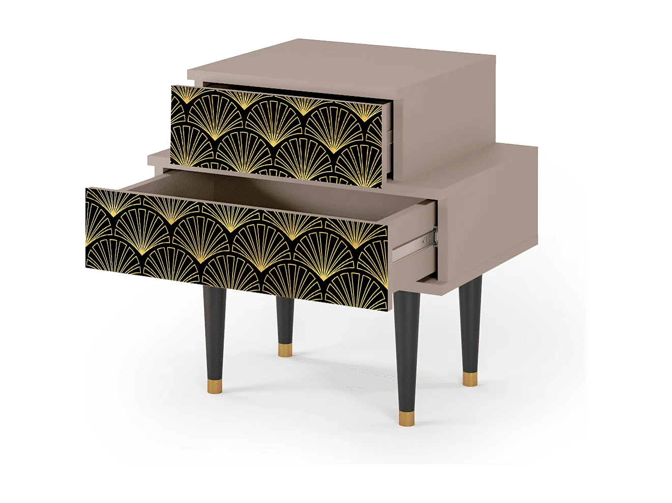 Nachttisch - 58х58х41 cm - NS1 - Bird of Juno, Latte