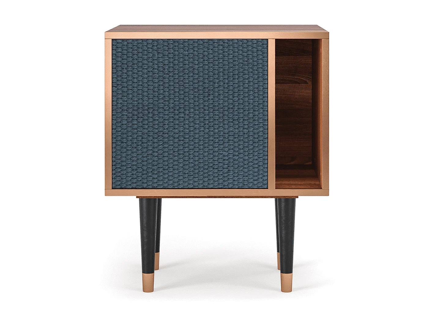 Table de nuit - 57х69х48 cm - S2 - Knitted Pattern, Noyer