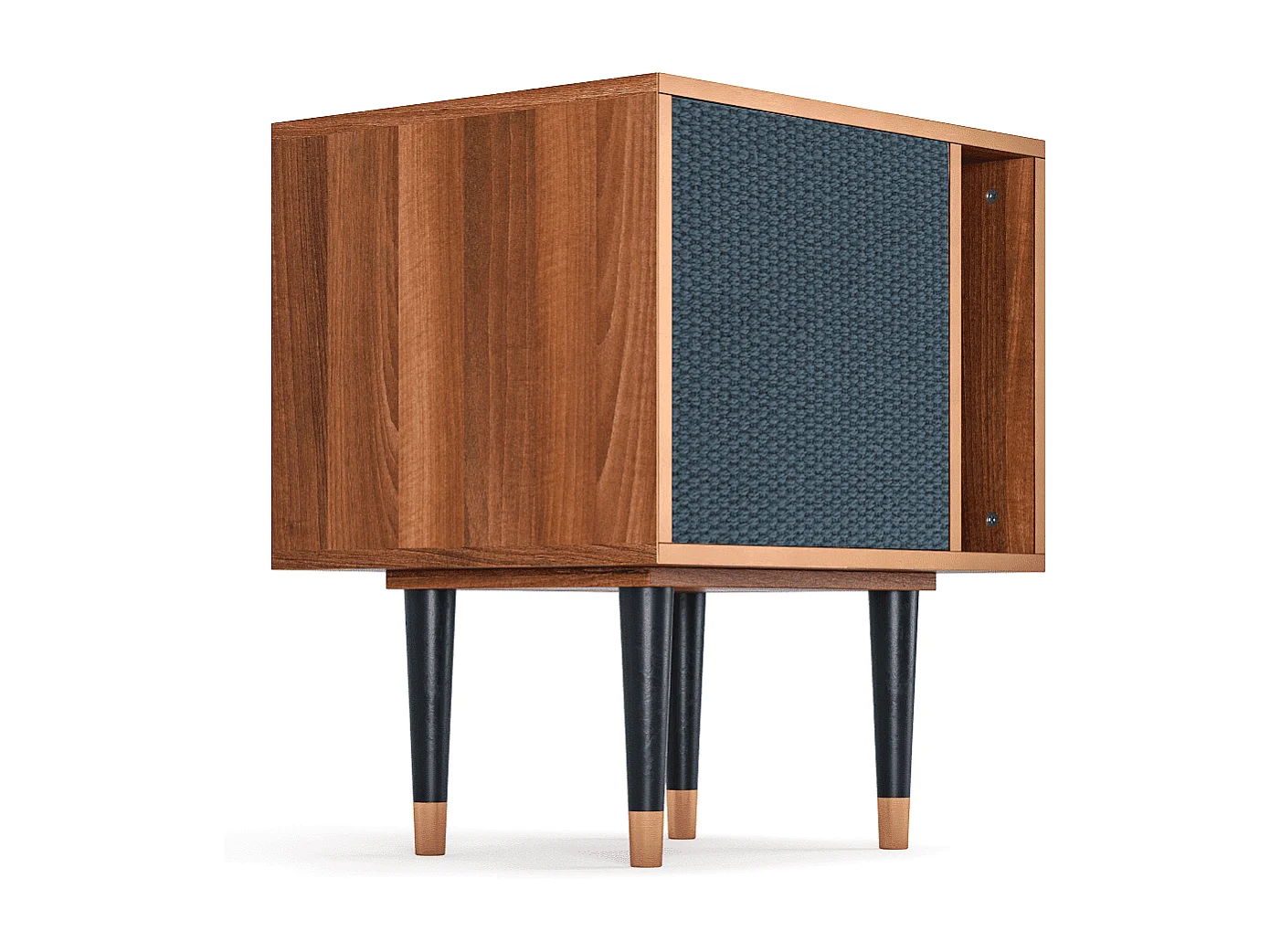 Table de nuit - 57х69х48 cm - S2 - Knitted Pattern, Noyer