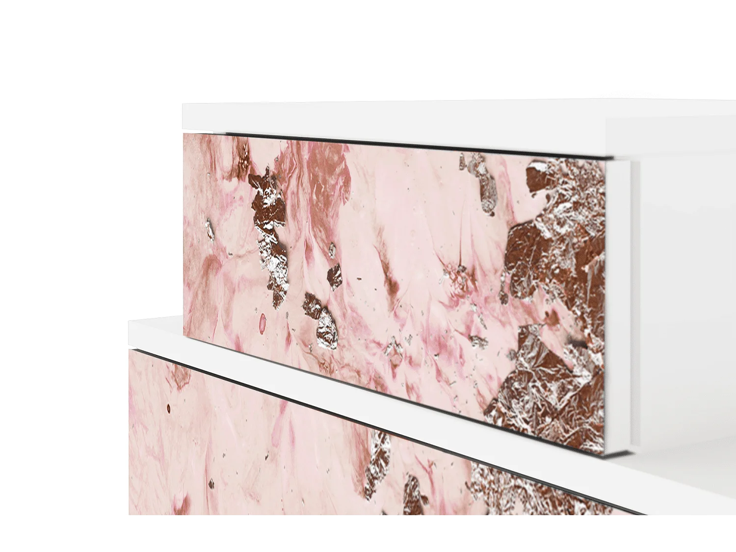 Table de nuit - 58х58х41 cm - NS1 - Cotton Candy, Blanc