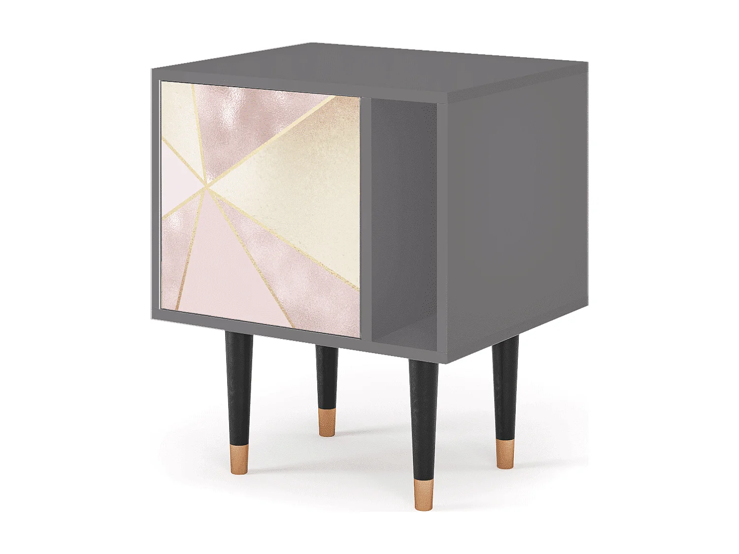 Table de nuit - 57х69х48 cm - S2 - Cosmopolitan Diva, Gris