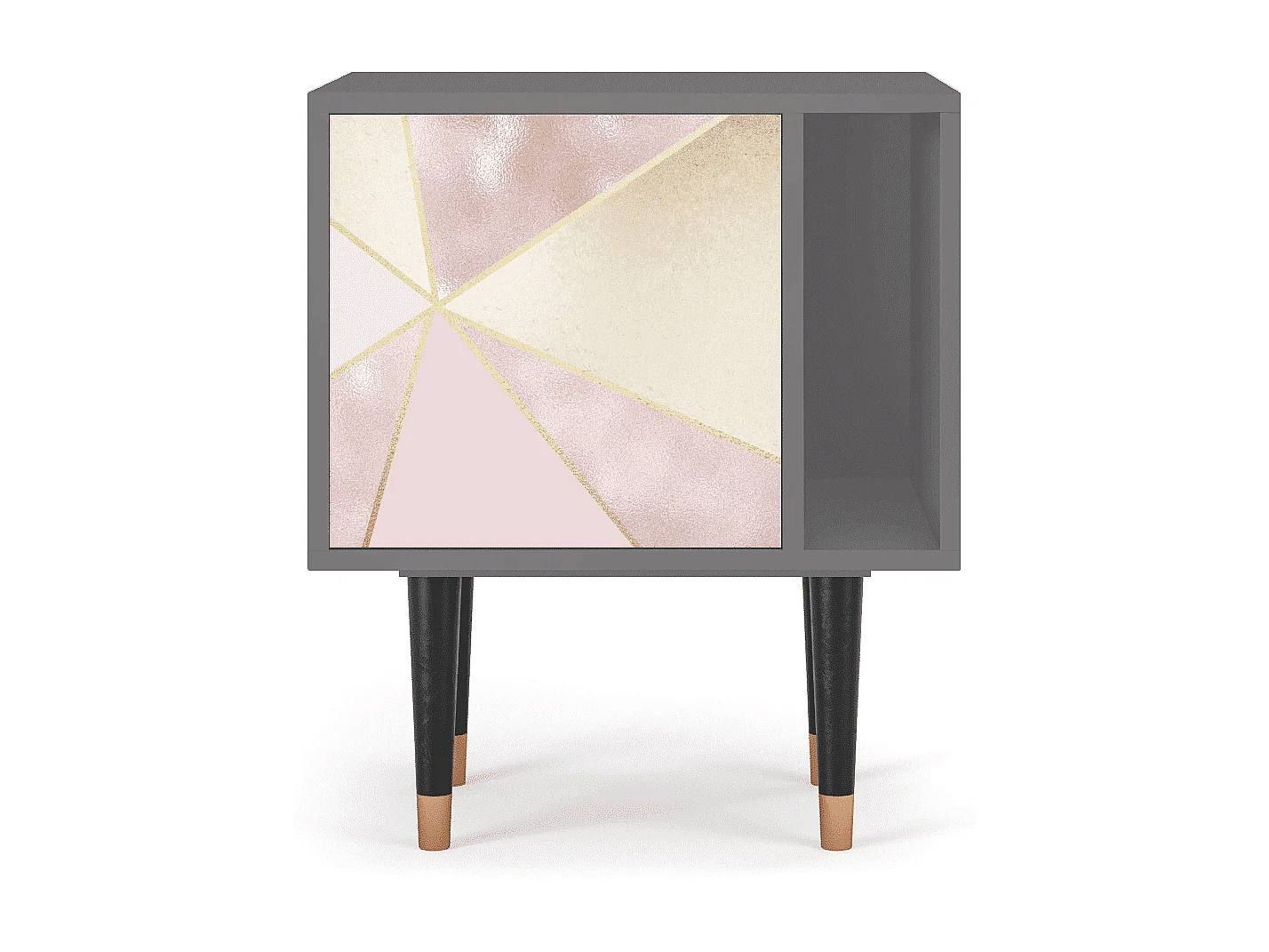 Comodino - 57х69х48 cm - S2 - Cosmopolitan Diva, Grigio