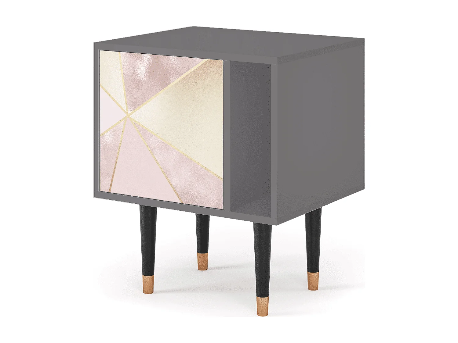 Table de nuit - 57х69х48 cm - S2 - Cosmopolitan Diva, Gris