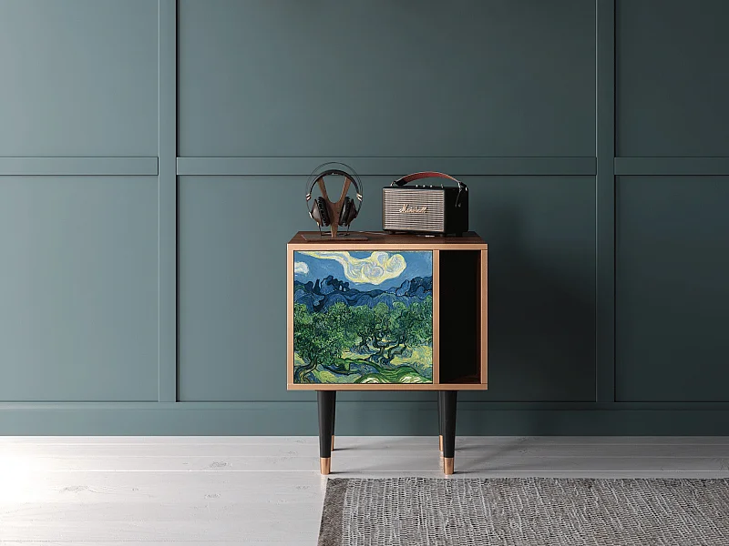 Nachttisch - 57х69х48 cm - S2 - The Oil Trees, Walnuss