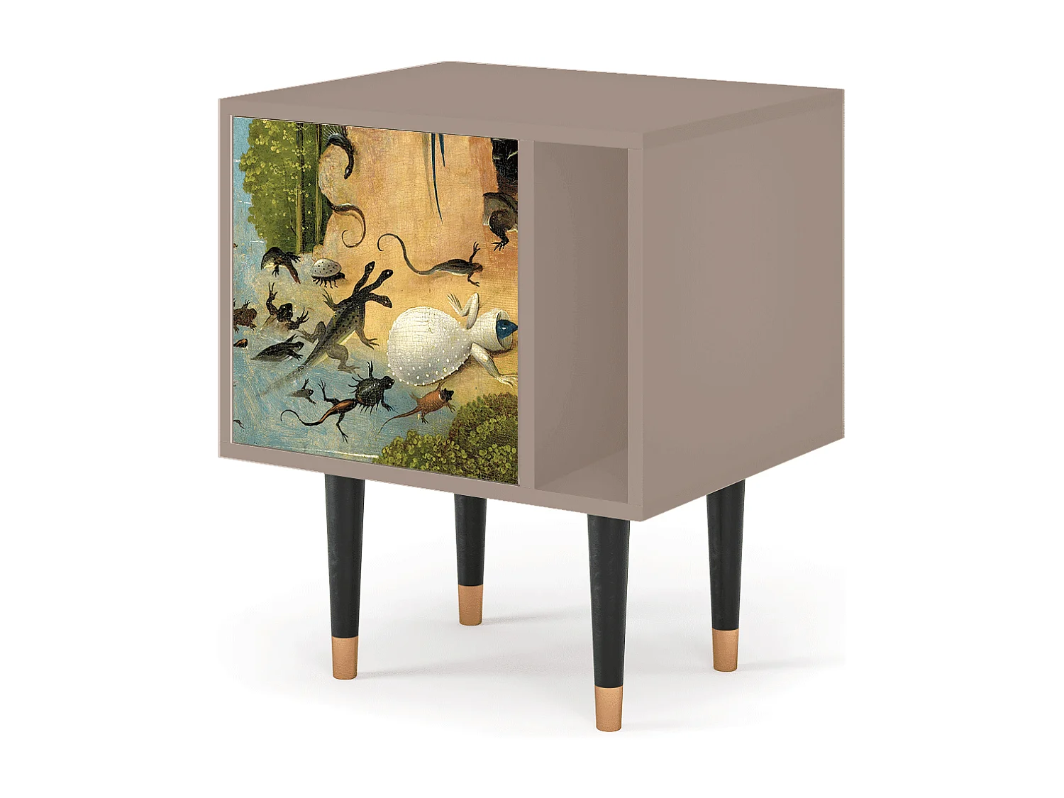Mesita de noche - 57х69х48 cm - S2 - The Garden by Bosch, Latte