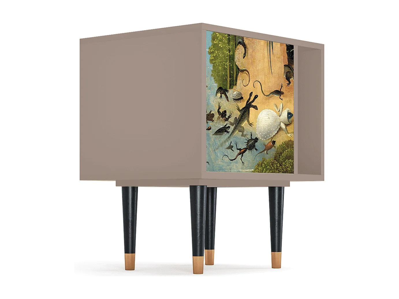 Mesita de noche - 57х69х48 cm - S2 - The Garden by Bosch, Latte